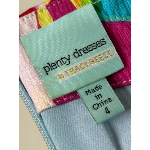 Plenty Dresses by Tracy Reese Watercolor Floral Sleeveless Shift Dress Size 4 - Picture 6 of 10